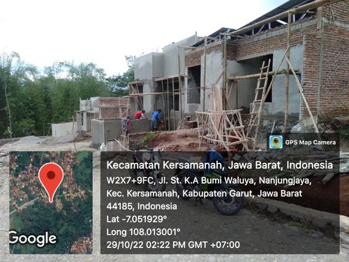 foto posisi tengah perumahan AKA Bandrek Permai