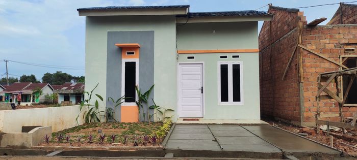 foto tampak rumah tipe RSH perumahan ANUGERAH RESIDENCE 5