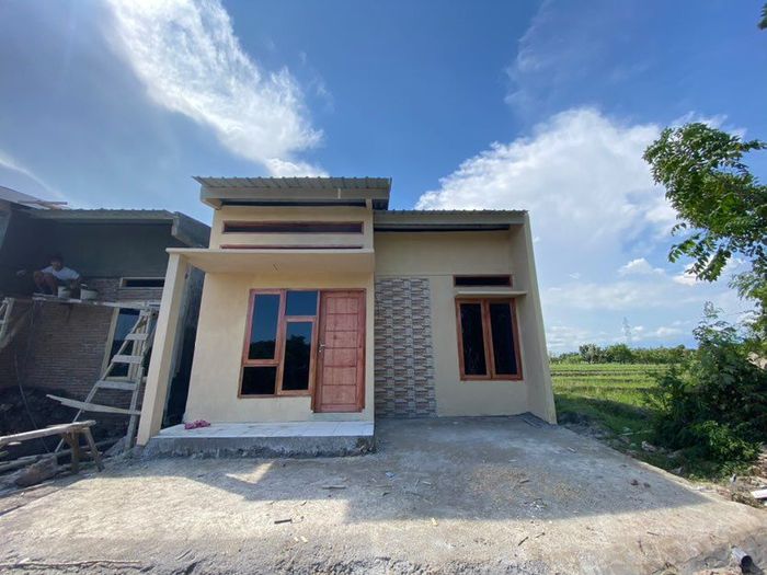 foto tampak rumah tipe 36 perumahan JULIA RESIDENCE
