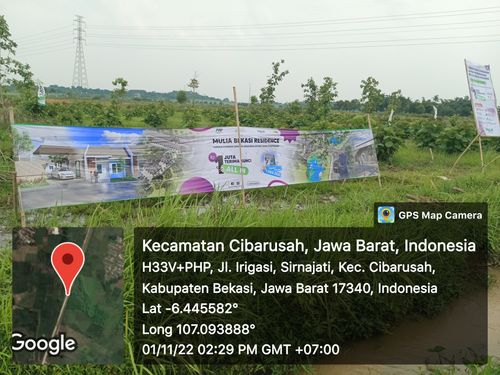 foto contoh rumah perumahan Mulia Bekasi Residence