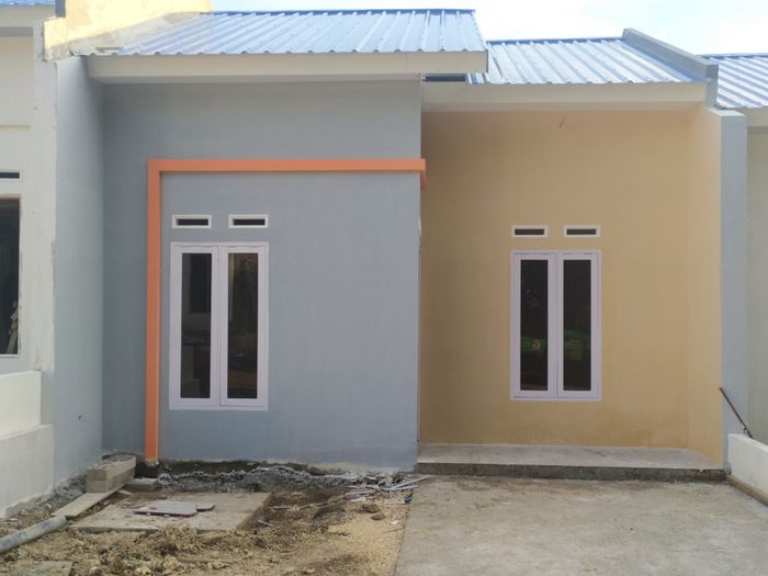foto tampak rumah tipe 36 perumahan Grand Zafira