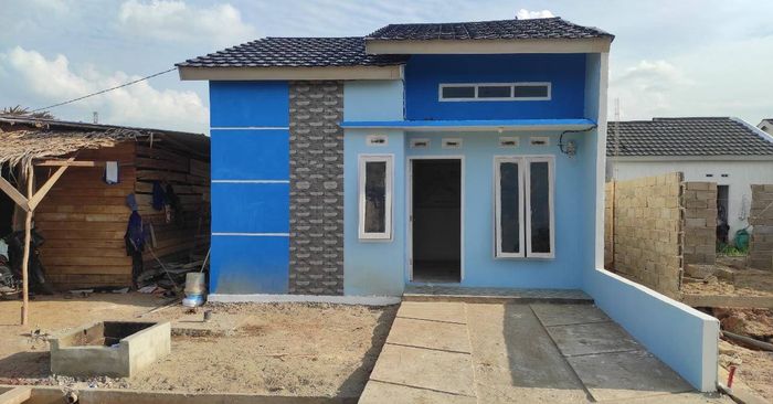 foto tampak rumah tipe 36 perumahan Duta Muda 3.