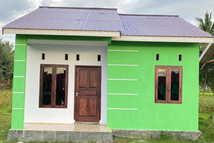 foto tampak rumah tipe 36 perumahan Perumahan Belle Olando Tahap 1