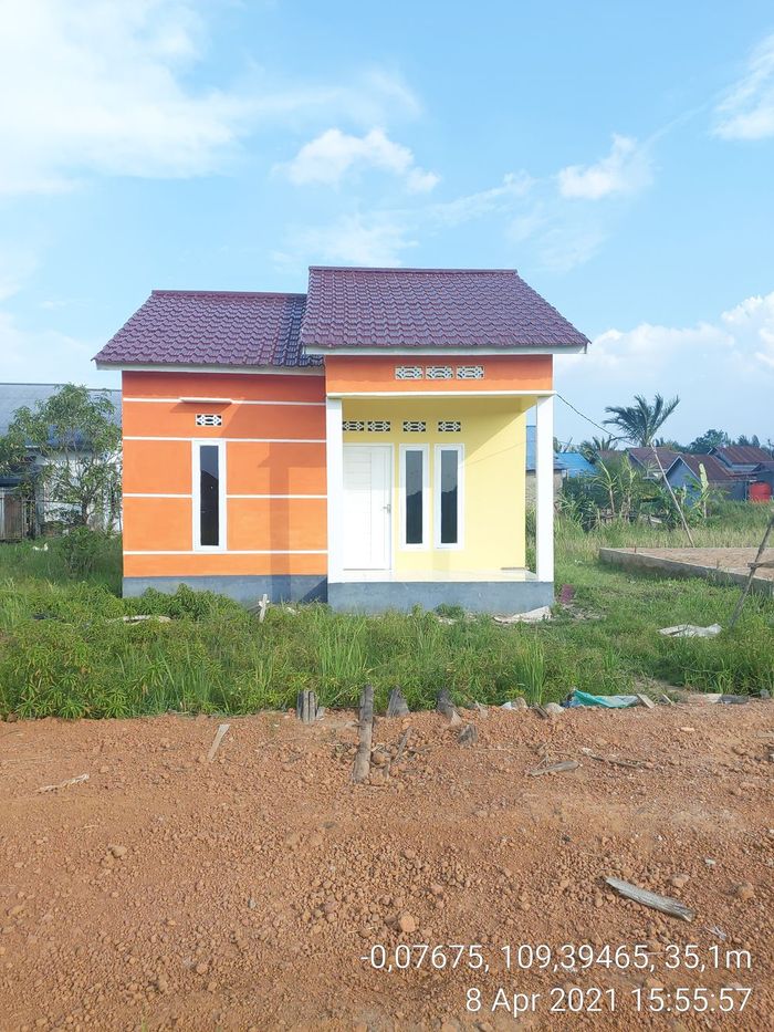 foto tampak rumah tipe 36 / 154 perumahan SEJAHTERA 2