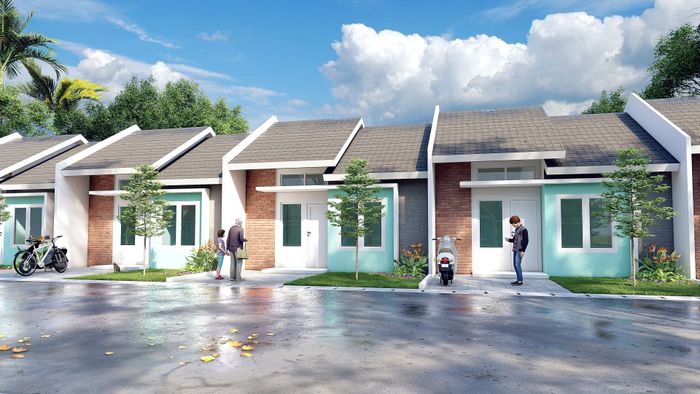 foto denah rumah tipe 30/60 perumahan Mulia Bekasi Residence