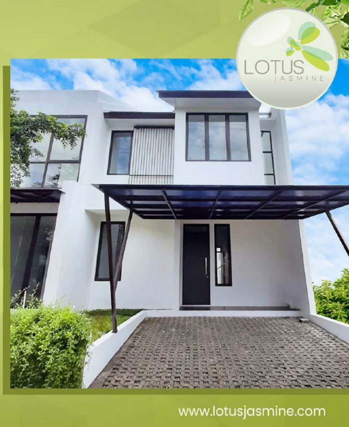 foto tampak rumah tipe A13 perumahan LOTUS JASMINE