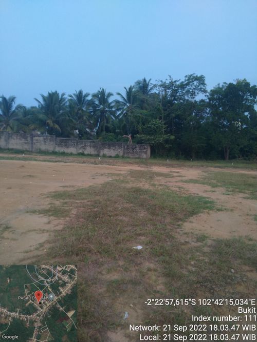 foto posisi tengah perumahan BUKIT EMAS REGENCY