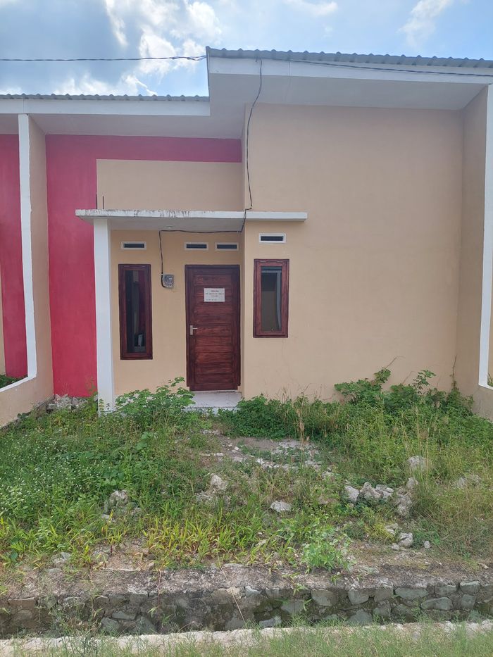 foto tampak rumah tipe 32 perumahan BUKIT BUNGA RESIDENCE TAHAP 3