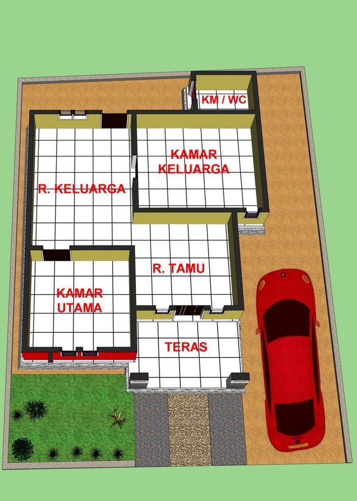 foto denah rumah tipe 36 perumahan Perumahan Surya Pagi 4