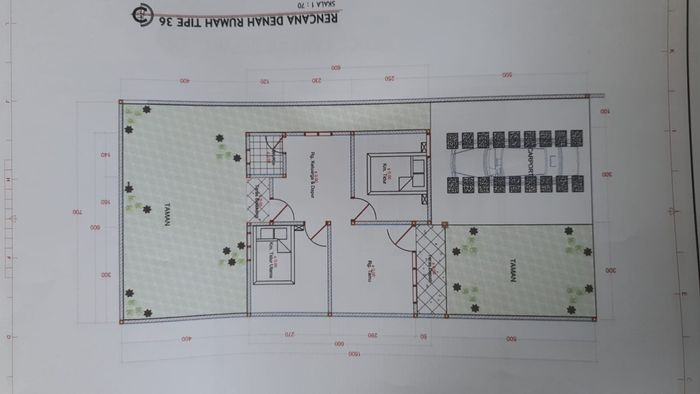 foto denah rumah tipe 36 perumahan MUTIARA LONA