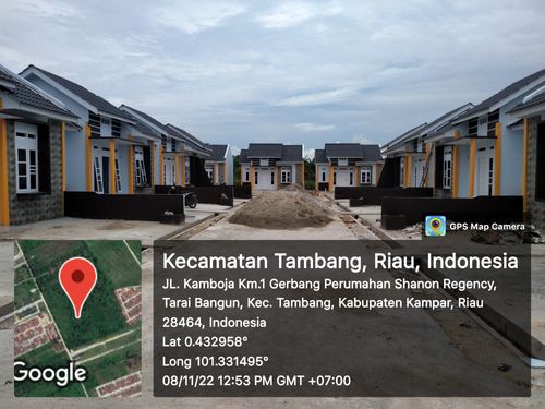 foto posisi tengah perumahan GIBRAN CAHAYA KAMBOJA 2