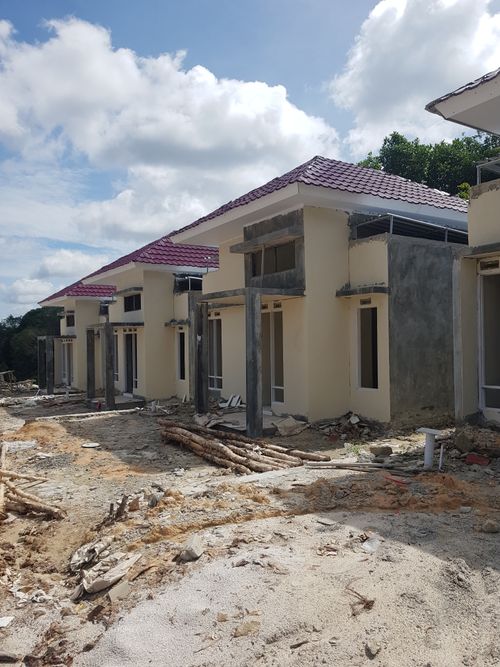 foto posisi tengah perumahan Gaharu Residence