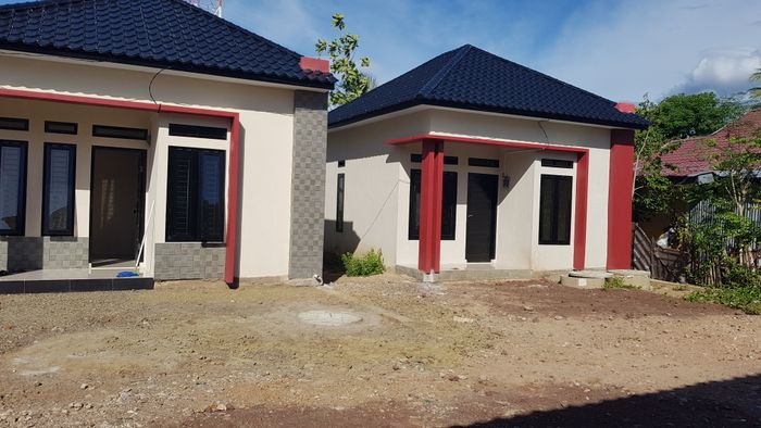 foto tampak rumah tipe 36 perumahan GRAND LAM LUMPU