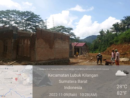 foto posisi tengah perumahan GRAHA DAMAI ASRI 5 TAHAP 2