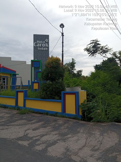 foto gerbang perumahan BUKIT CAROK INDAH II