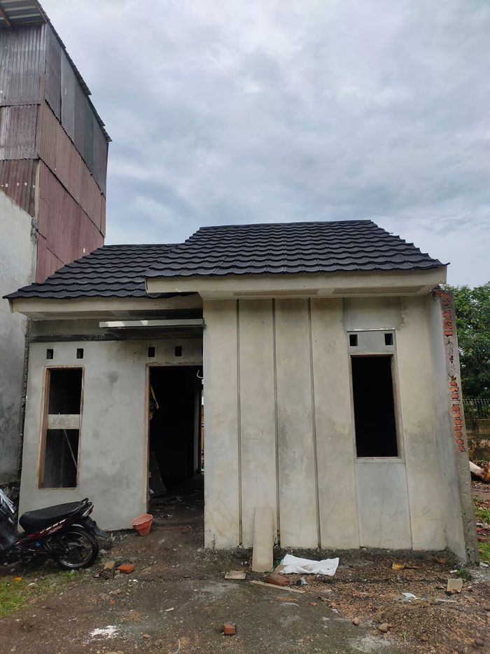 foto tampak rumah tipe 30 perumahan CITRA GARDEN