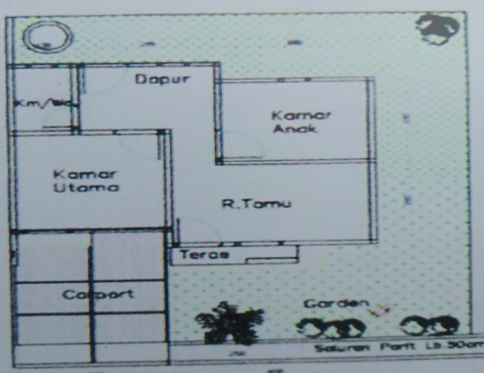 foto denah rumah tipe RSH perumahan PERUMAHAN TANJUNG PAYANG SEJAHTERA 5