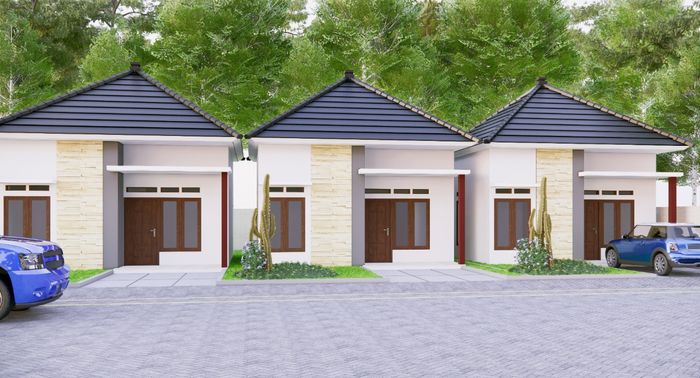 foto tampak rumah tipe 36 perumahan Alyssa Residence 4