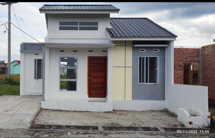 foto tampak rumah tipe 36 RSH perumahan ALFATIH REGENCY 5