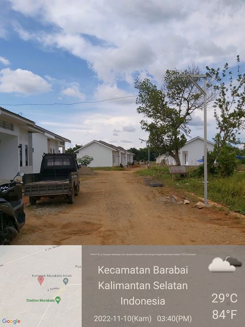 foto posisi tengah perumahan Citra resident mandingin tahap 2