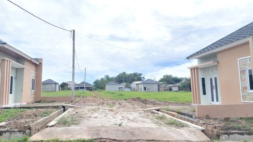 foto gerbang perumahan griya mustika 1