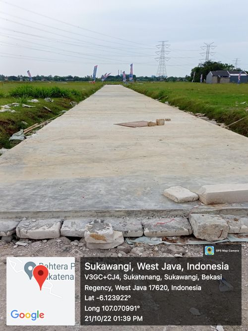 foto posisi tengah perumahan Bahtera Permai Bekasi