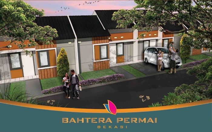foto tampak rumah tipe Subsidi perumahan Bahtera Permai Bekasi