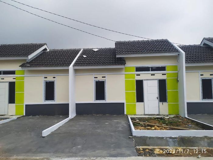foto tampak rumah tipe KALIMUTU 2 perumahan Cikarang Lake View
