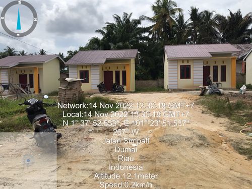 foto posisi tengah perumahan GRIYA HAYATI PERMAI.V-C