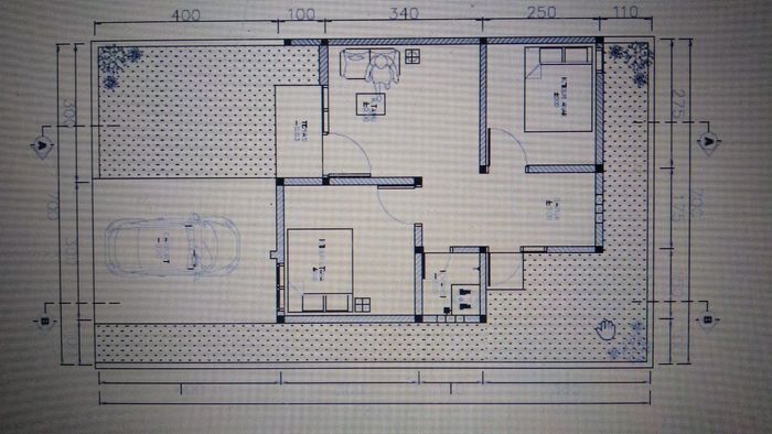 foto denah rumah tipe 36 perumahan Zafir Residence
