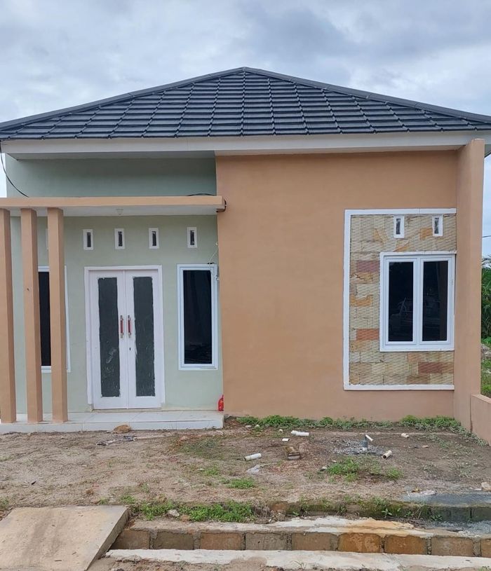 foto tampak rumah tipe 36 perumahan griya mustika 1