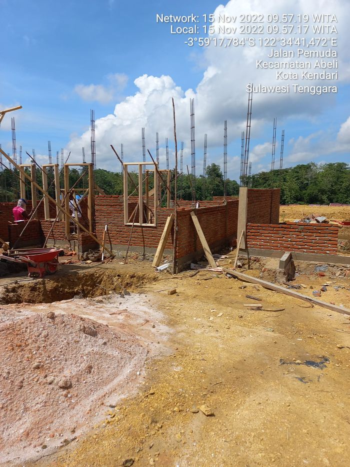 foto tampak rumah tipe blok A perumahan Elbaity Residence II