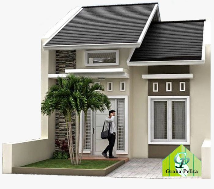 foto tampak rumah tipe 36D (subsidi) perumahan GRAHA PELITA MERPATI