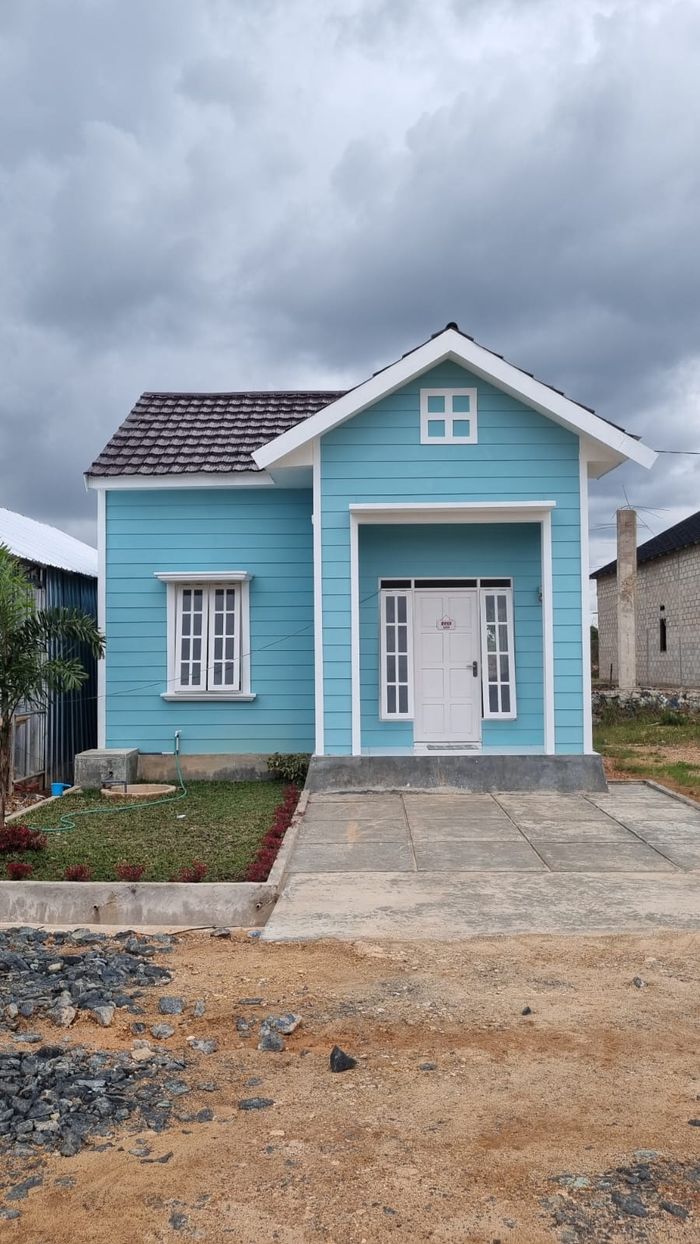 foto tampak rumah tipe 36 perumahan KAMIL