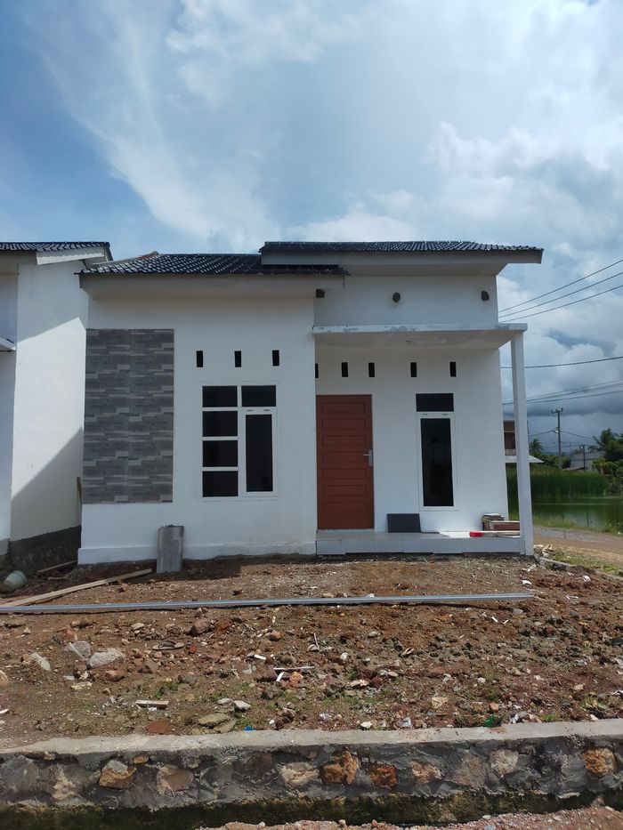foto tampak rumah tipe 36 perumahan HADRAH REGENCY 5 LAMBATEUNG TAHAP II
