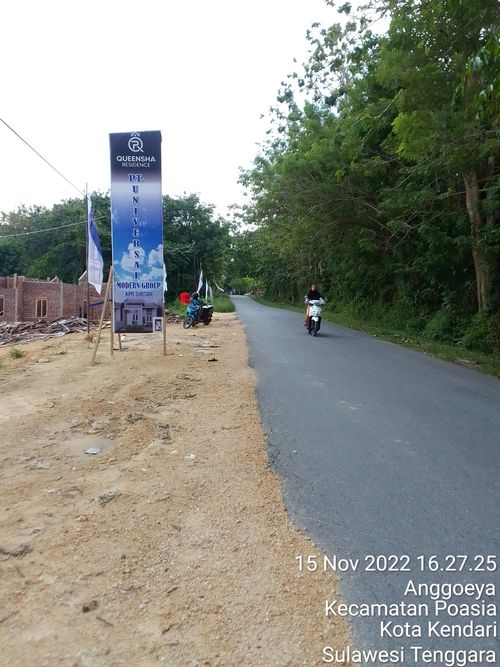 foto gerbang perumahan QUEENSHA RESIDENCE