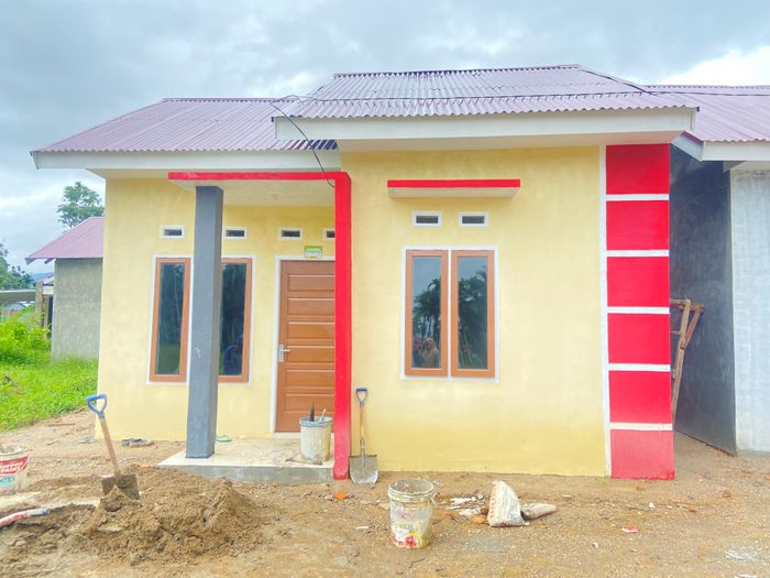 foto tampak rumah tipe 36 perumahan PESONA ANAI LESTARI 4