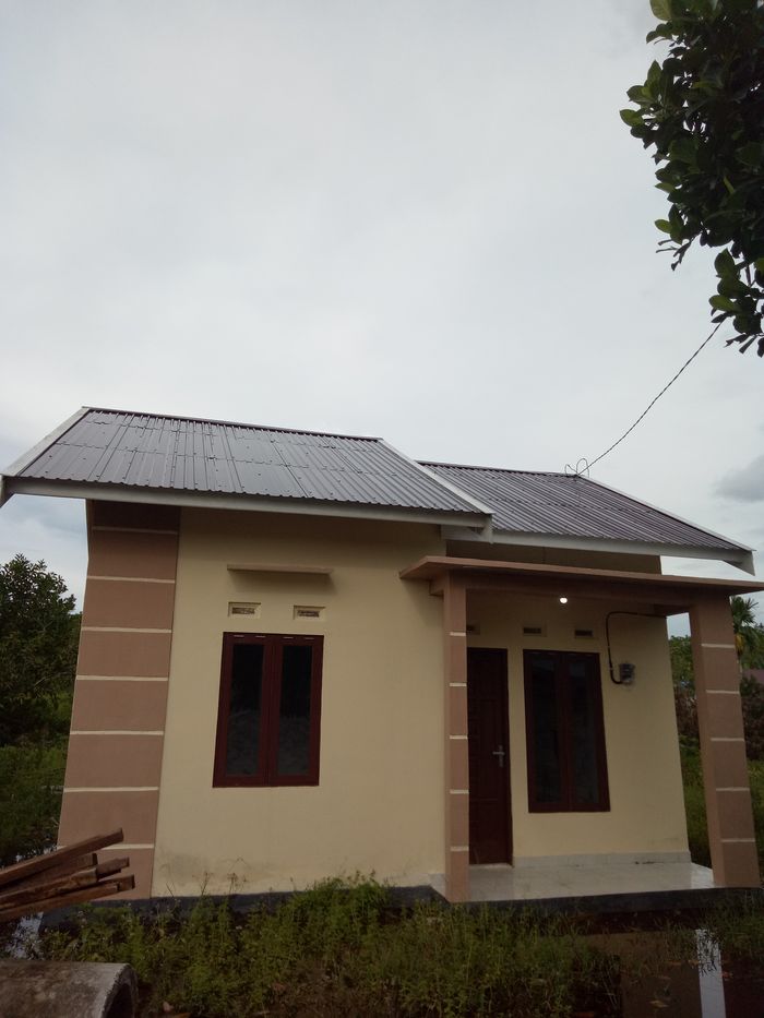 foto denah rumah tipe T.36 FLPP perumahan Karanggan Citra Asri
