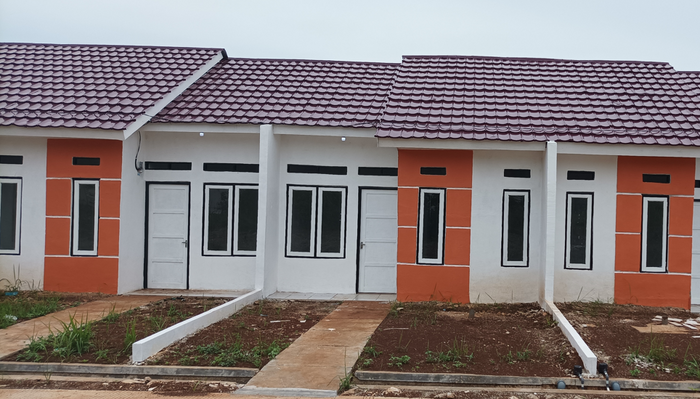 foto tampak rumah tipe T30/60 perumahan JIREH RESIDENCE PURWADADI SUBANG