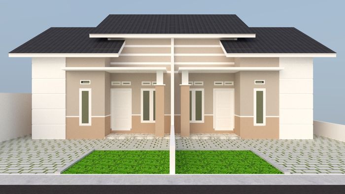 foto tampak rumah tipe 36/105 perumahan GADENG DUA RESIDENCE