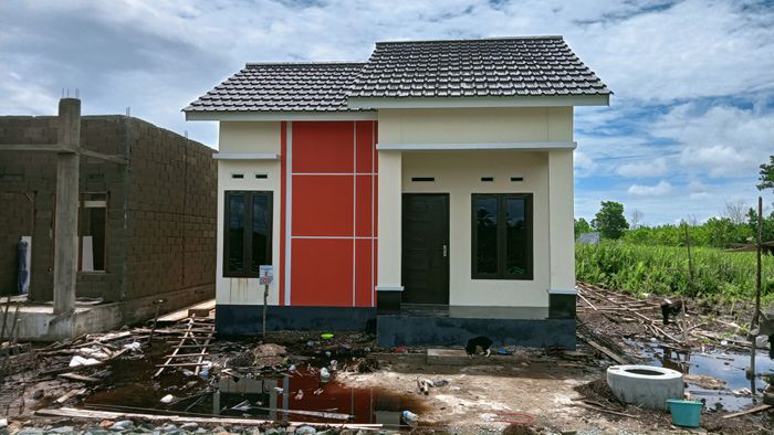 foto tampak rumah tipe 36 perumahan BUMI SERDAM INDAH BLOK CD