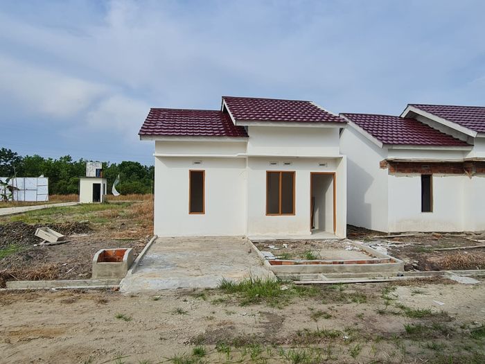 foto tampak rumah tipe kcmi 2 perumahan KHAIR CITRA MAKMUR INDAH KCMI