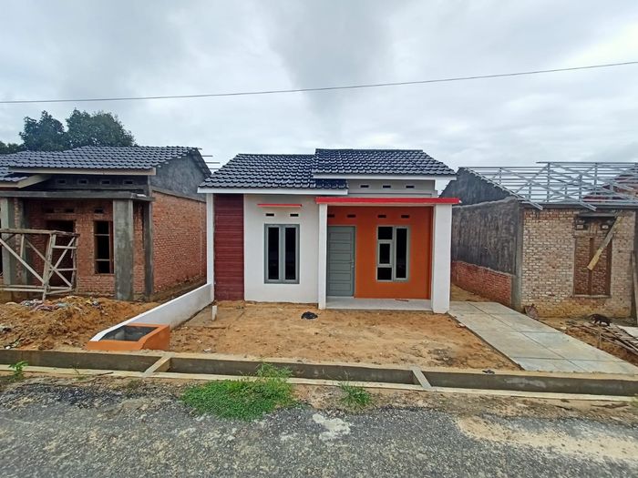 foto tampak rumah tipe 36 perumahan Taman putra 10