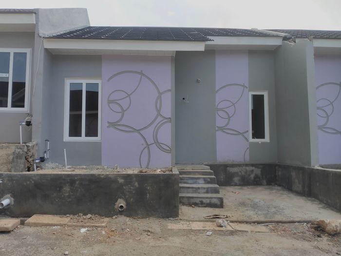 foto tampak rumah tipe Nusantara perumahan KOKOH CITY CLUSTER SUMBA