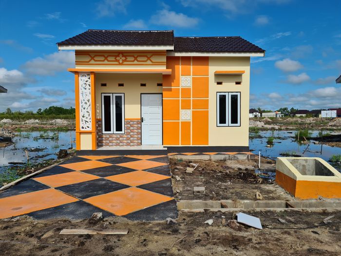 foto tampak rumah tipe 36 perumahan CASADOVA PARAWEI III