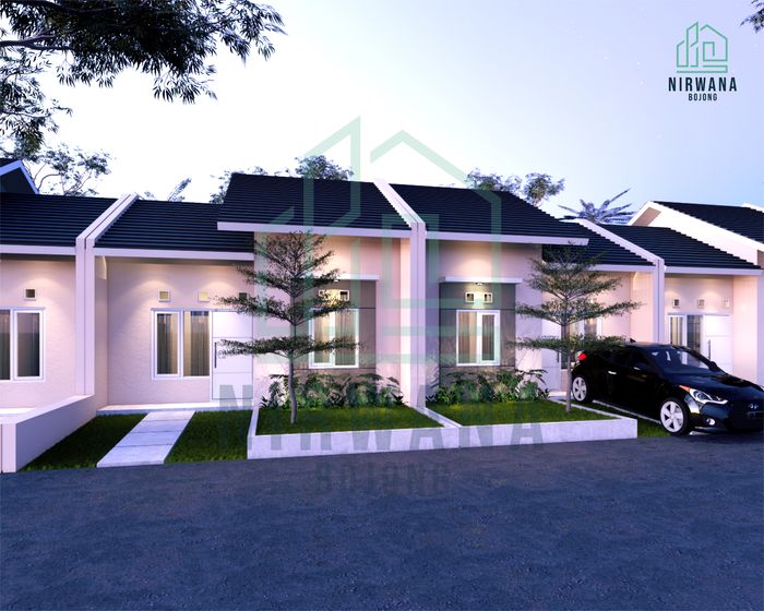 foto tampak rumah tipe Subsidi perumahan Nirwana Bojong Tahap 2
