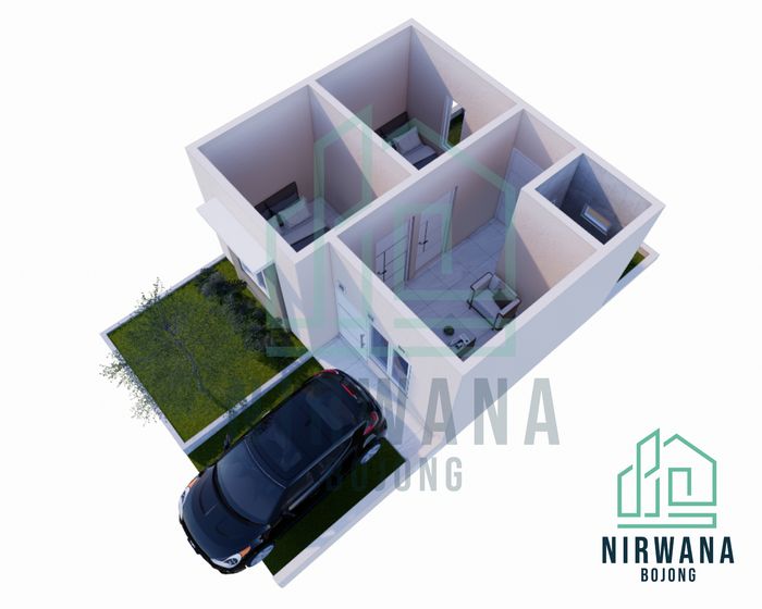 foto denah rumah tipe Subsidi perumahan Nirwana Bojong Tahap 2