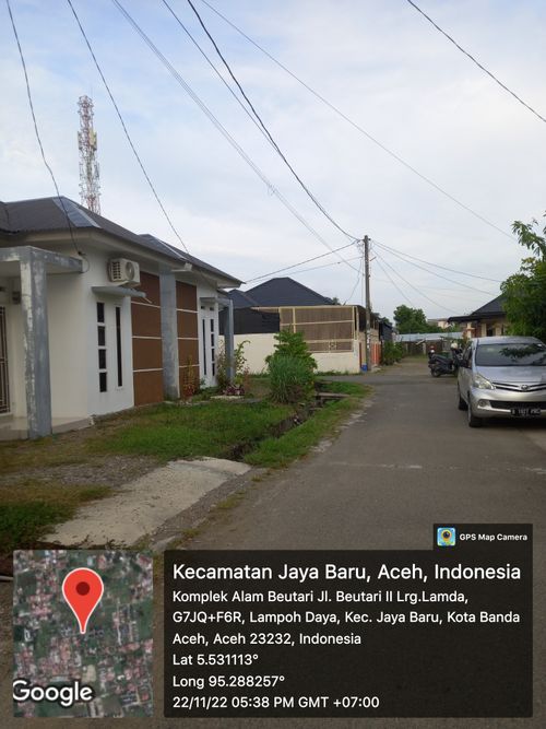 foto posisi tengah perumahan Keumala Lampoh Daya II