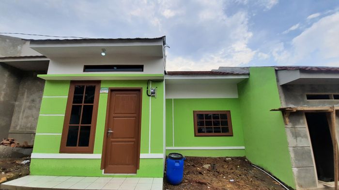 foto tampak rumah tipe 36/60 perumahan Taman Firdaus Citatah Indah Tahap 2