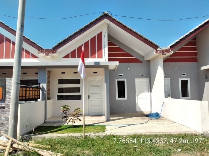 foto tampak rumah tipe griya alami perumahan PERUM GRIYA ALAMI